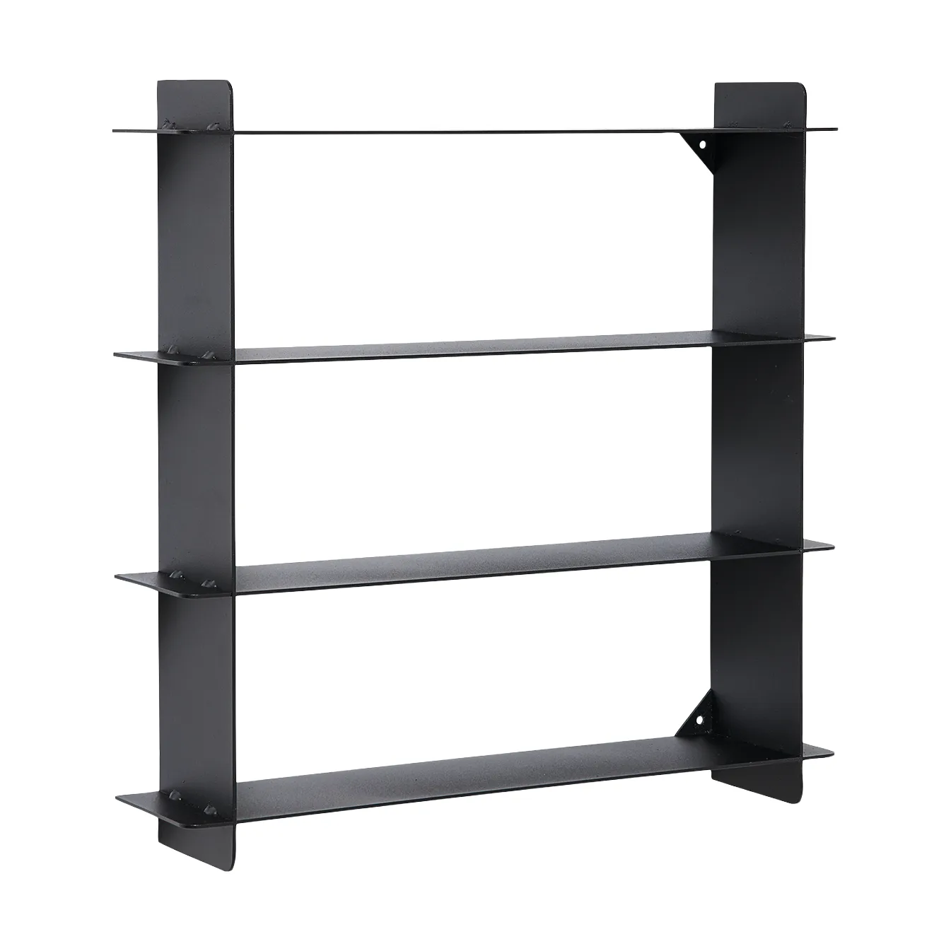 Division vegghylle, Black steel, 45x45x10 cm Andersen Furniture