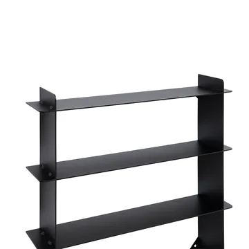 Division vegghylle - Black steel, 45x45x10 cm - Andersen Furniture