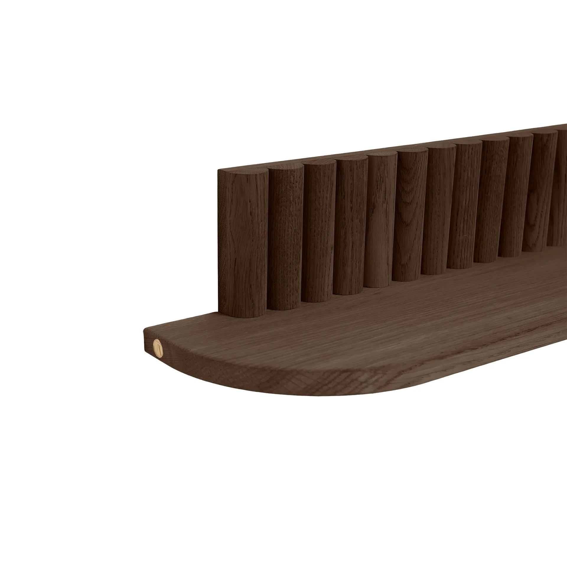 Pillar vegghylle, Smoked Oiled Oak, 78x15x12 cm Andersen Furniture