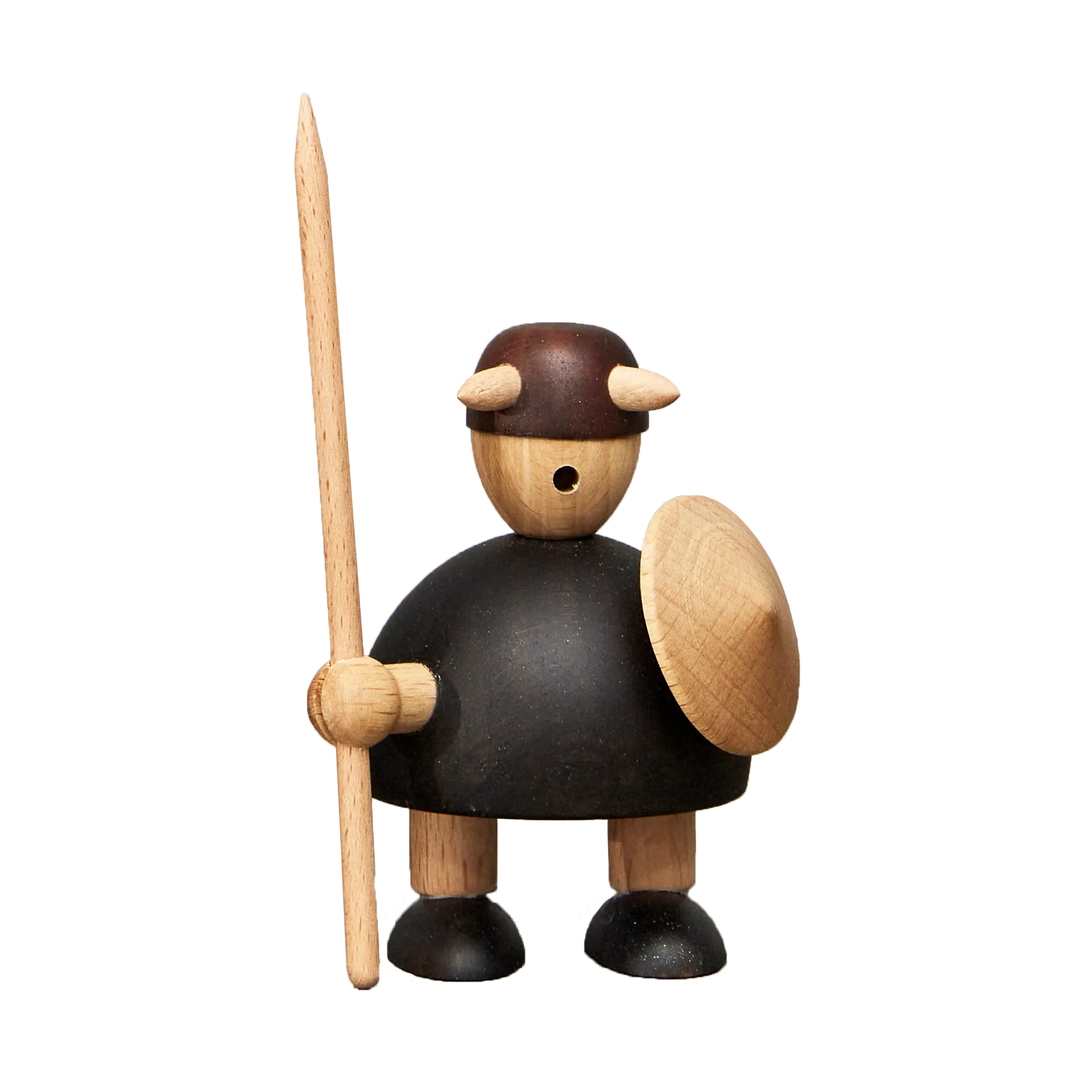 The vikings of Denmark trefigur Small, Stained beech Andersen Furniture