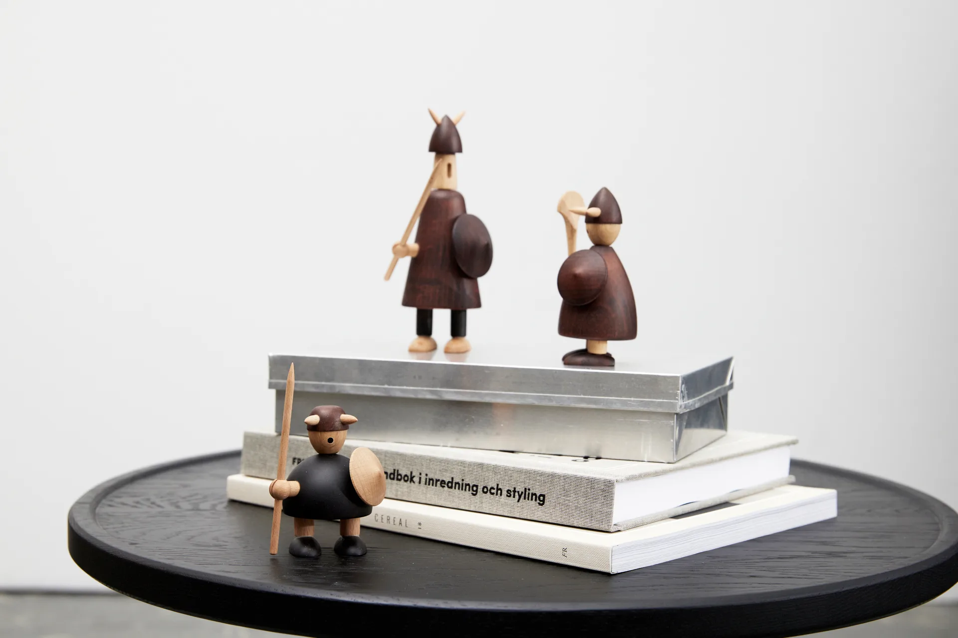 The vikings of Denmark trefigur Small, Stained beech Andersen Furniture