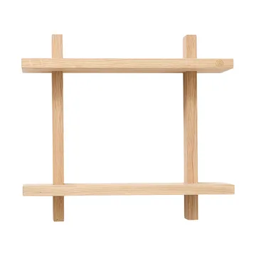 Treat vegghylle dobbel - Eik, 34x12x34 cm - Andersen Furniture