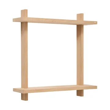 Treat vegghylle dobbel - Oak, 50x12x50 cm - Andersen Furniture