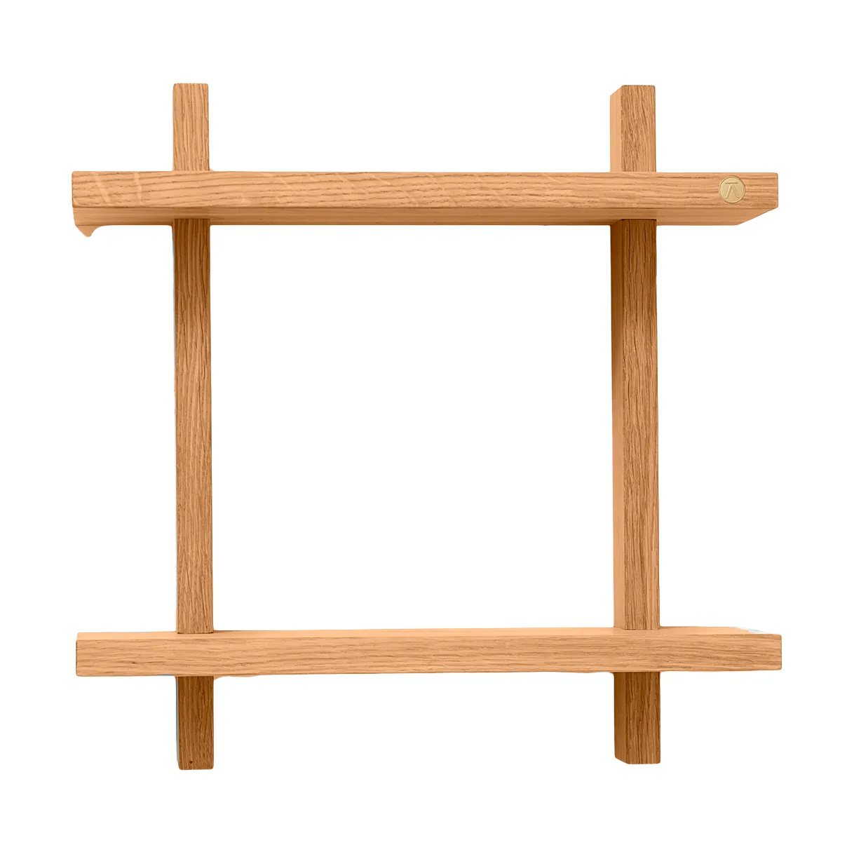 Treat vegghylle dobbel, Oiled Nature Oak, 34x12x34 cm Andersen Furniture