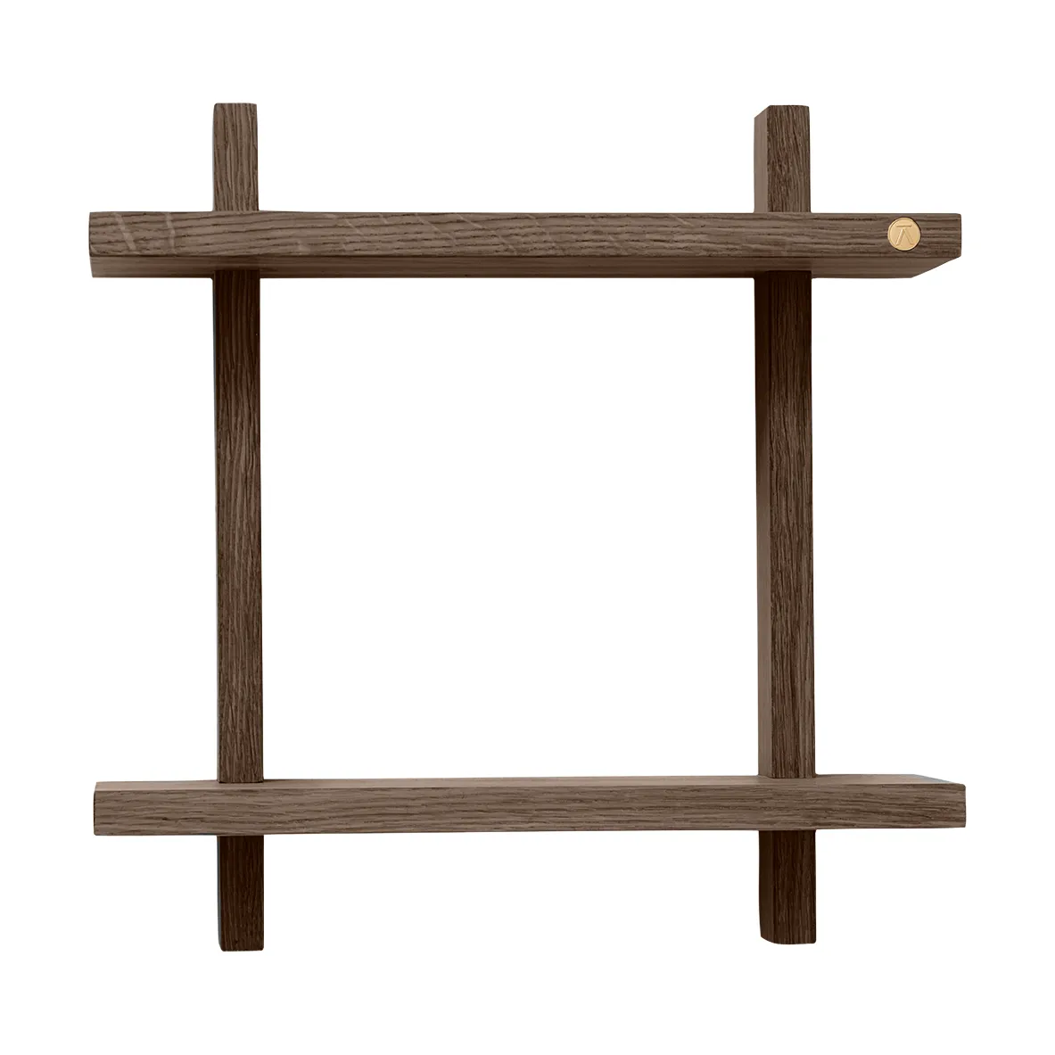 Treat vegghylle dobbel, Smoked Oiled Oak, 34x12x34 cm Andersen Furniture