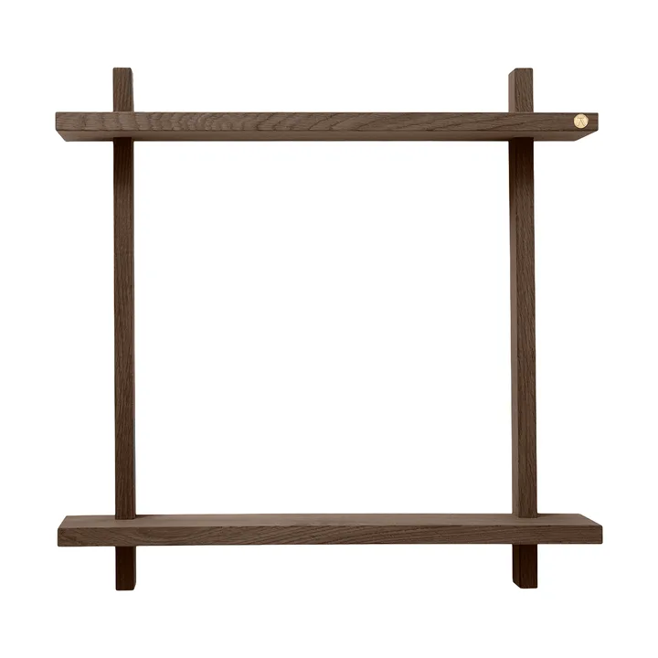 Treat vegghylle dobbel - Smoked Oiled Oak, 50x12x50 cm - Andersen Furniture