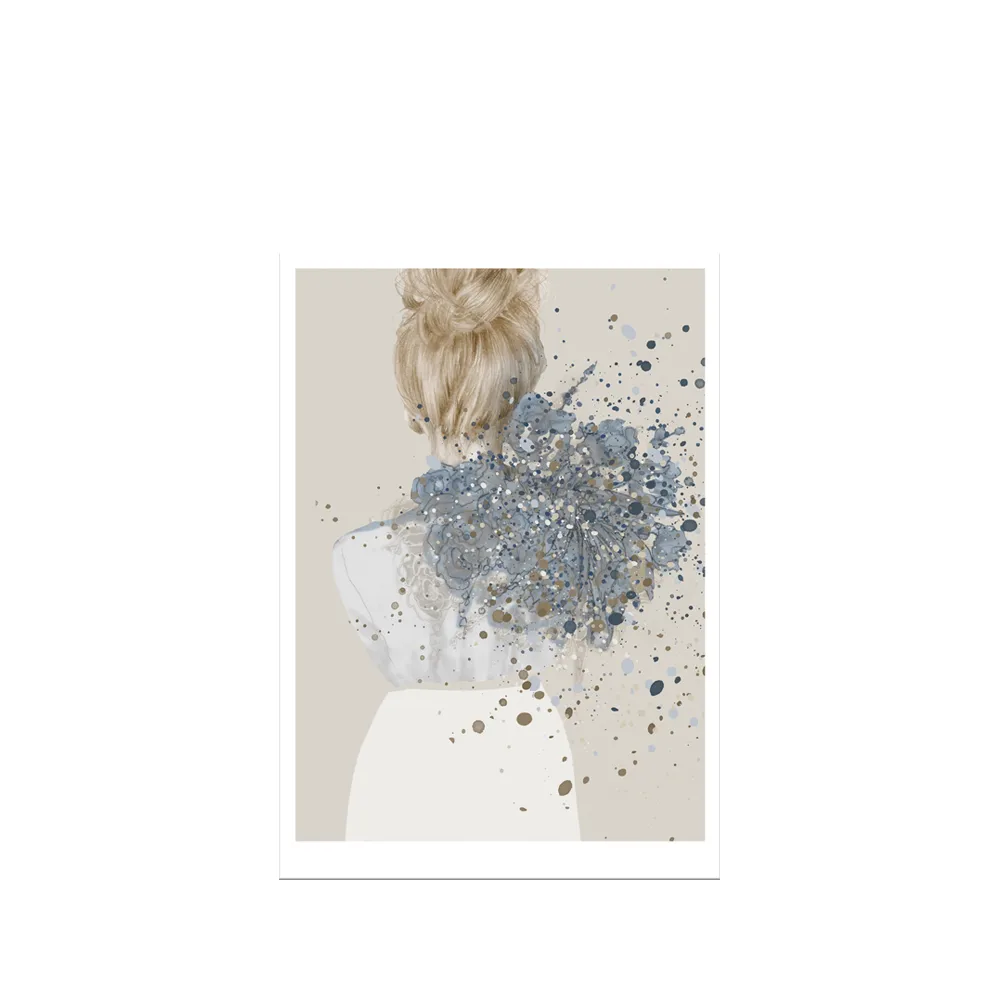 Liv plakat, multi, 30 x 40 Anna Bülow