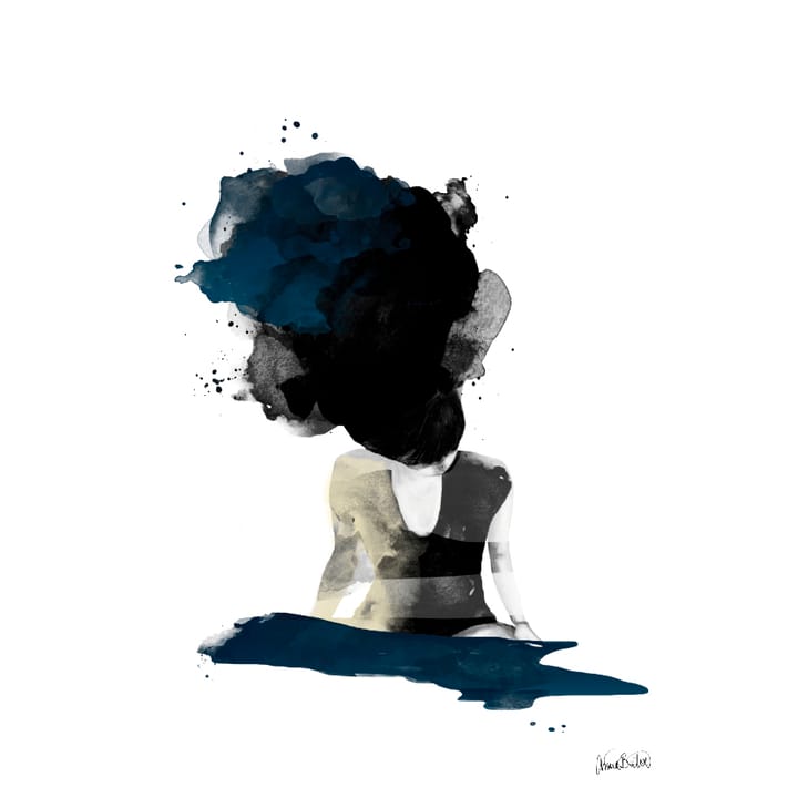 On her mind poster, 70x100 cm Anna Bülow