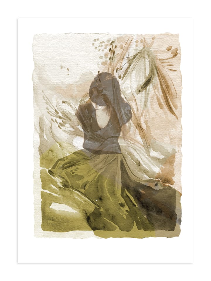 Trollskog poster, 50 x 70 cm Anna Bülow
