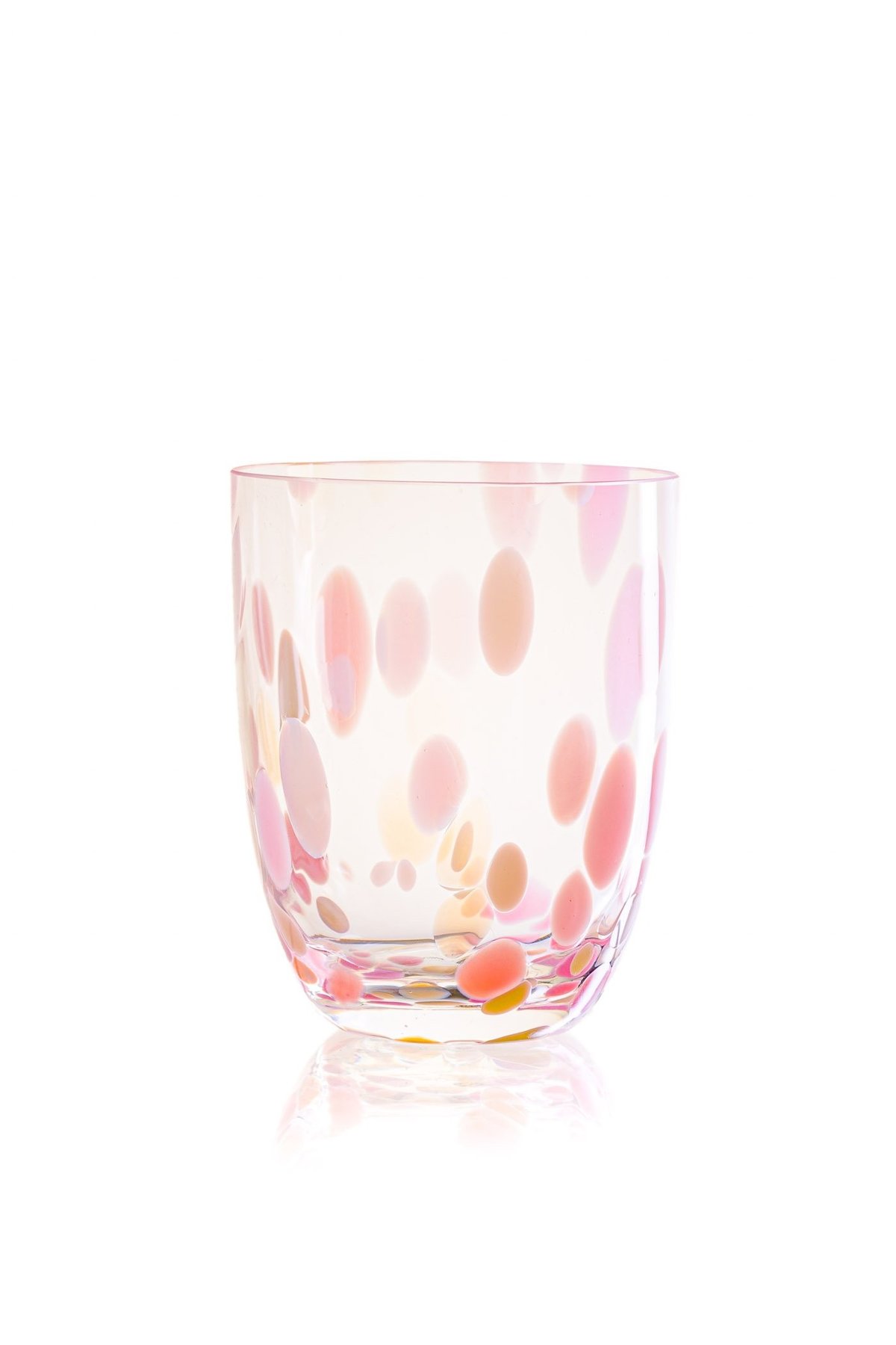 Anna Von Lipa Big Confetti drikkeglass 25 cl Rosa-vanilje