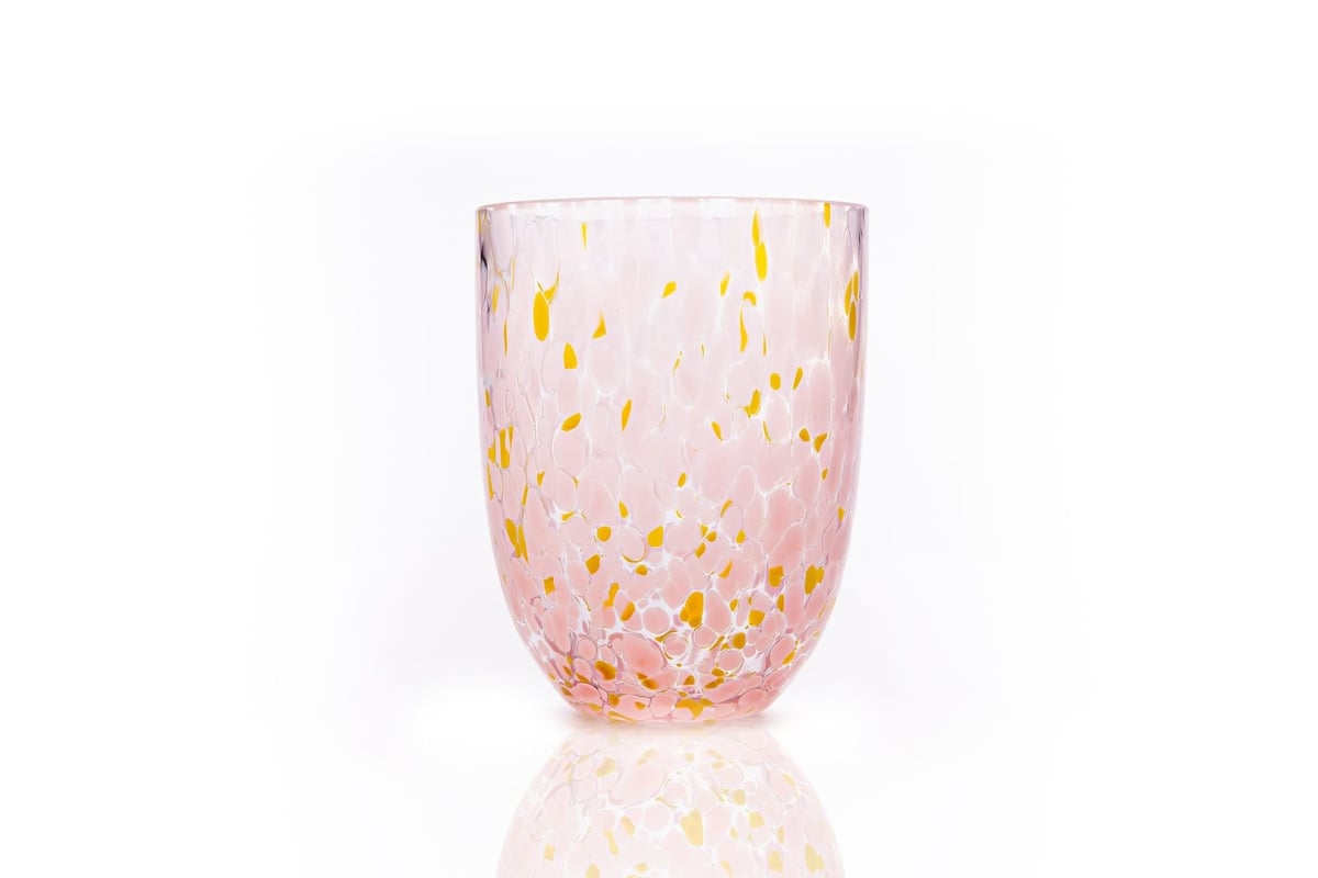 Anna Von Lipa Confetti drikkeglass 25 cl Rosa-gul