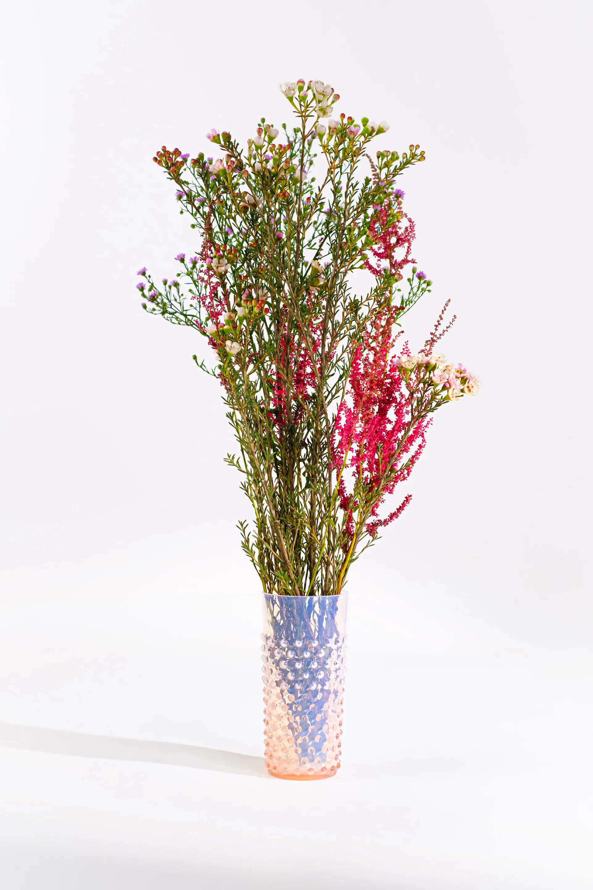 Hobnail glass 20 cl, Soft Rosa Anna Von Lipa