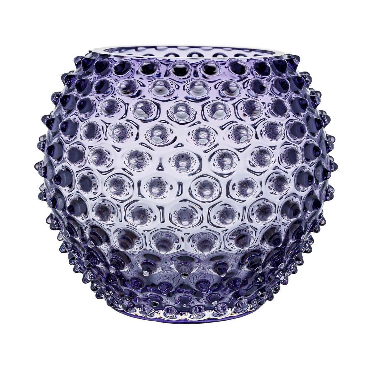 Anna Von Lipa Hobnail Globe vase 18 cm Indigo