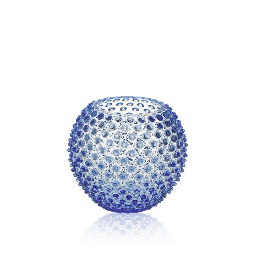 Bilde av Anna Von Lipa Hobnail Globe Vase 18 cm Light blue