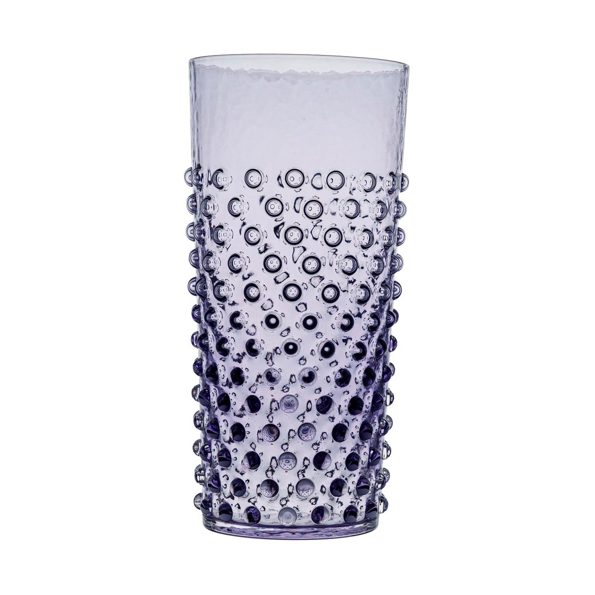 Anna Von Lipa Hobnail long drink glass 20 cl Indigo
