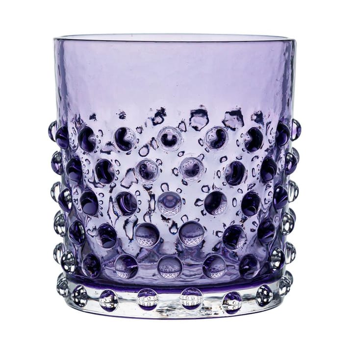 Hobnail short drink glass 15 cl - Indigo - Anna Von Lipa