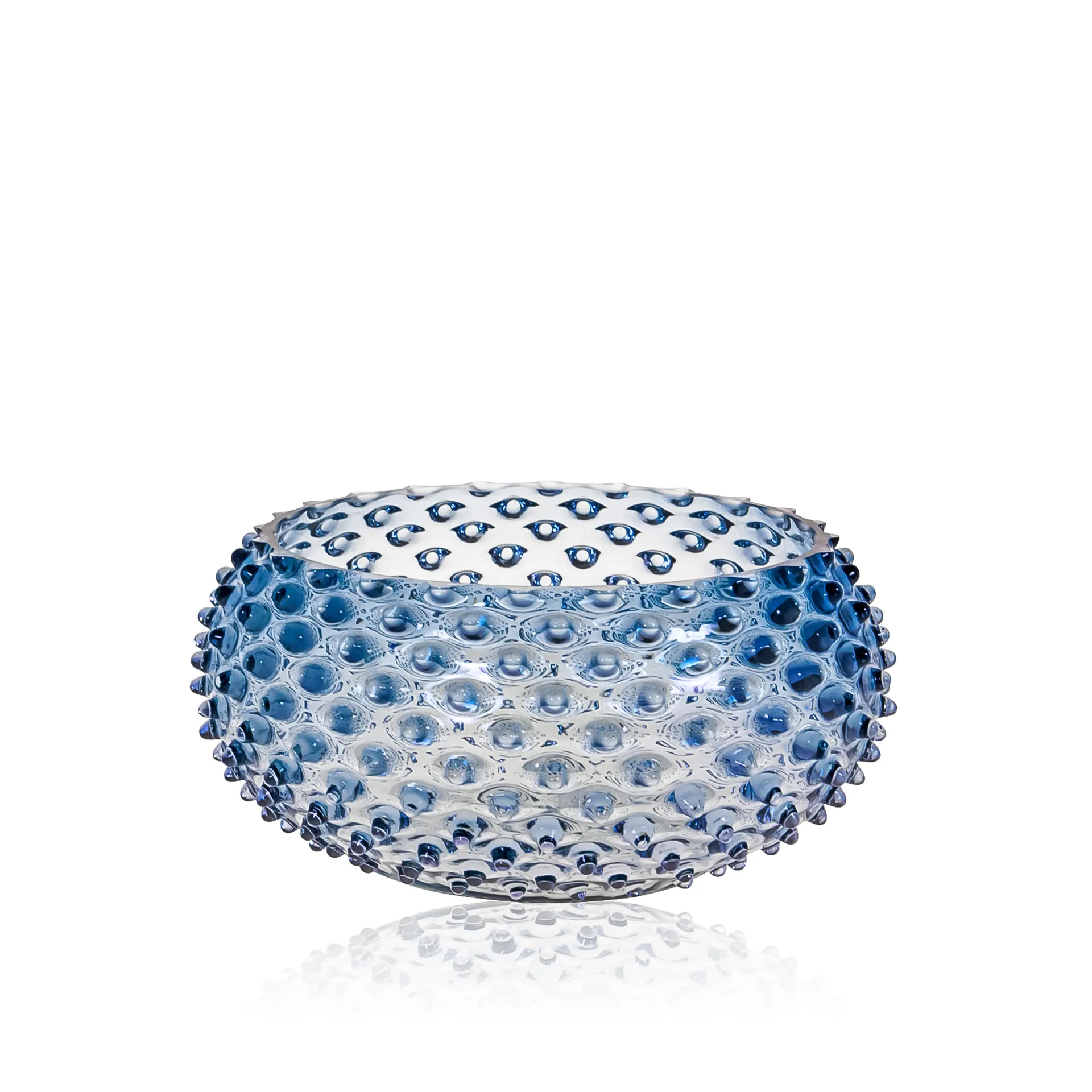 Hobnail Tapas bolle 23 cm, Blue smoke Anna Von Lipa