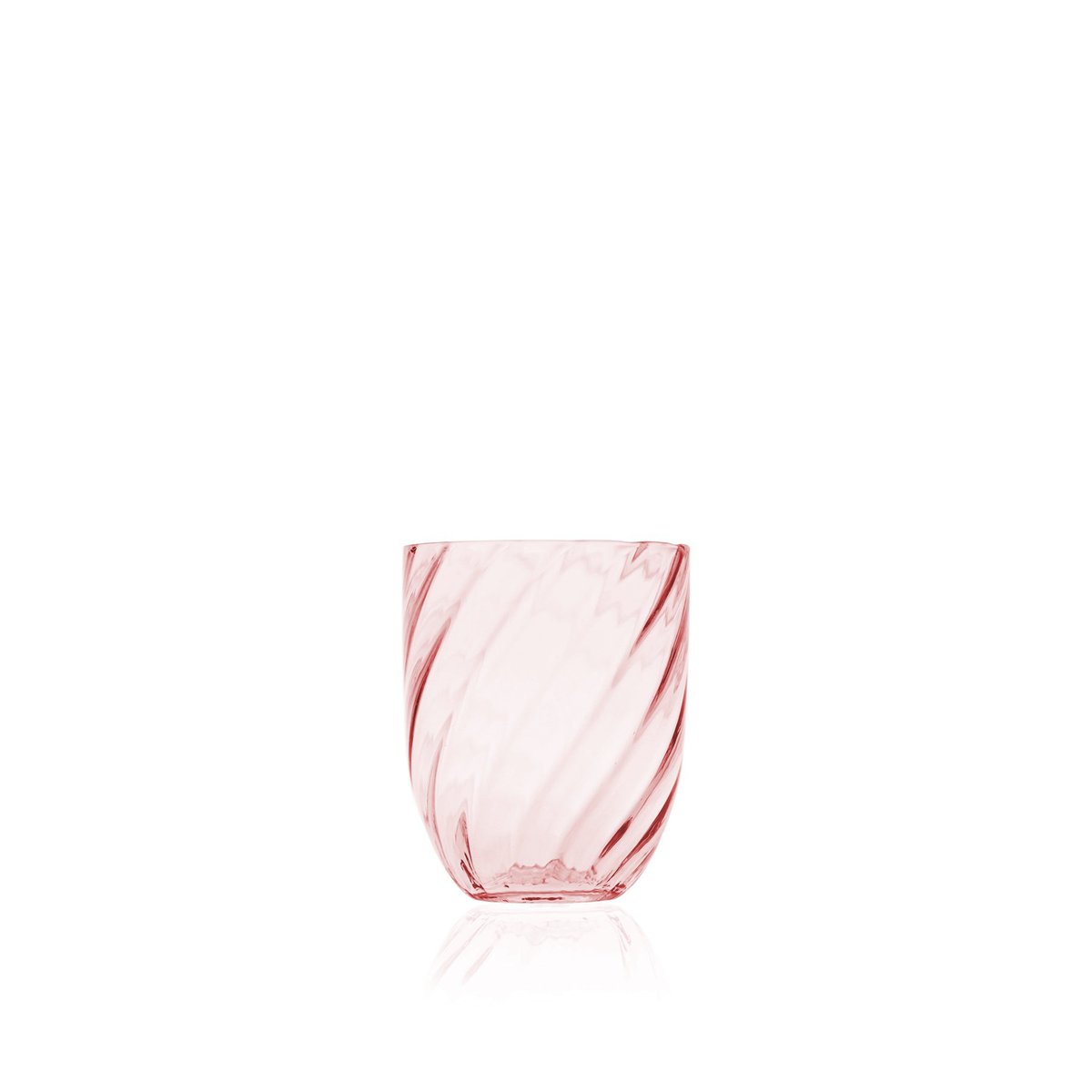 Anna Von Lipa Swirl drikkeglass 25 cl Rosa