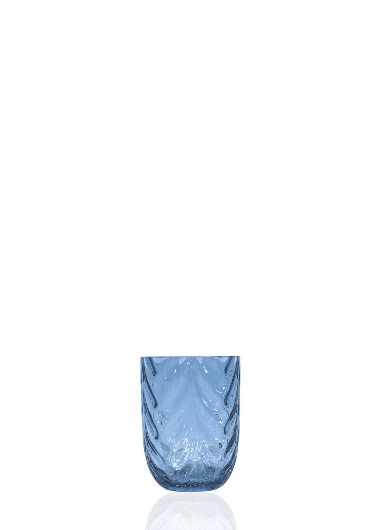 Anna Von Lipa Wave drikkeglass 25 cl Blue smoke