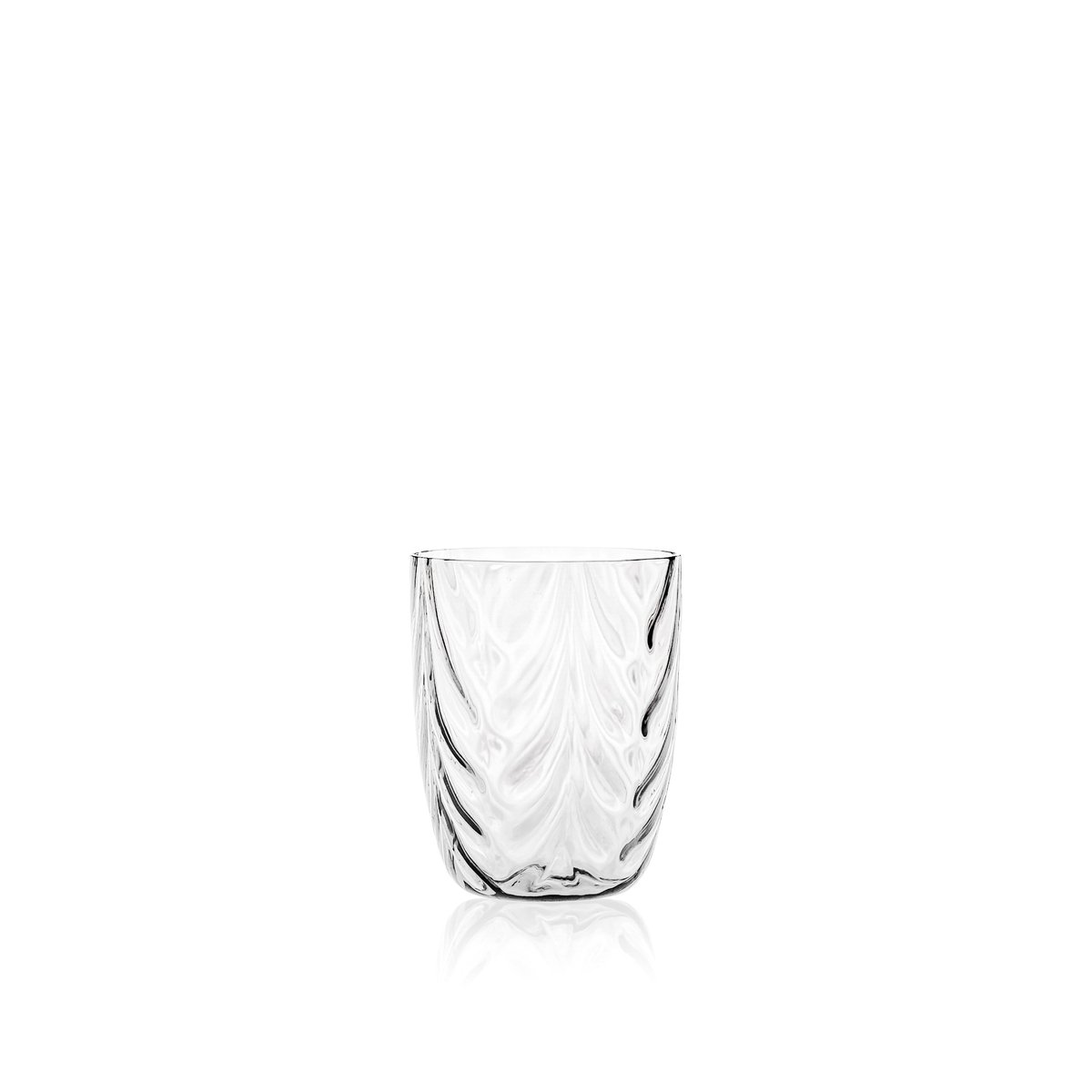 Anna Von Lipa Wave drikkeglass 25 cl Crystal | Skandinavisk Design | Vannglass | Gjennomsiktig