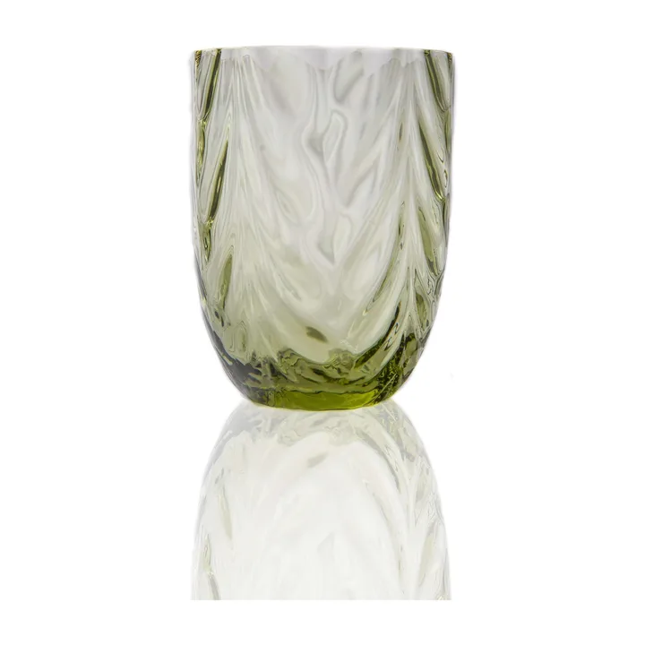 Wave drikkeglass 25 cl - Olivegreen - Anna Von Lipa