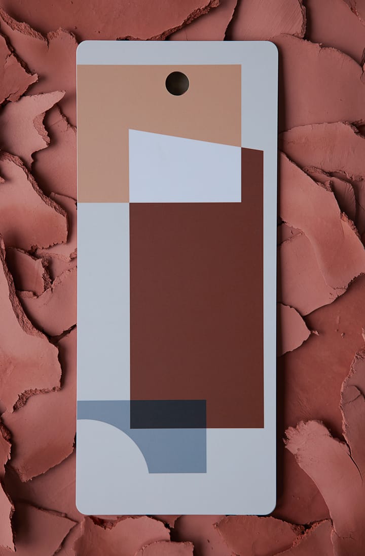 A tribute to colour - skjærefjøl, Clay - 40x17 cm Applicata