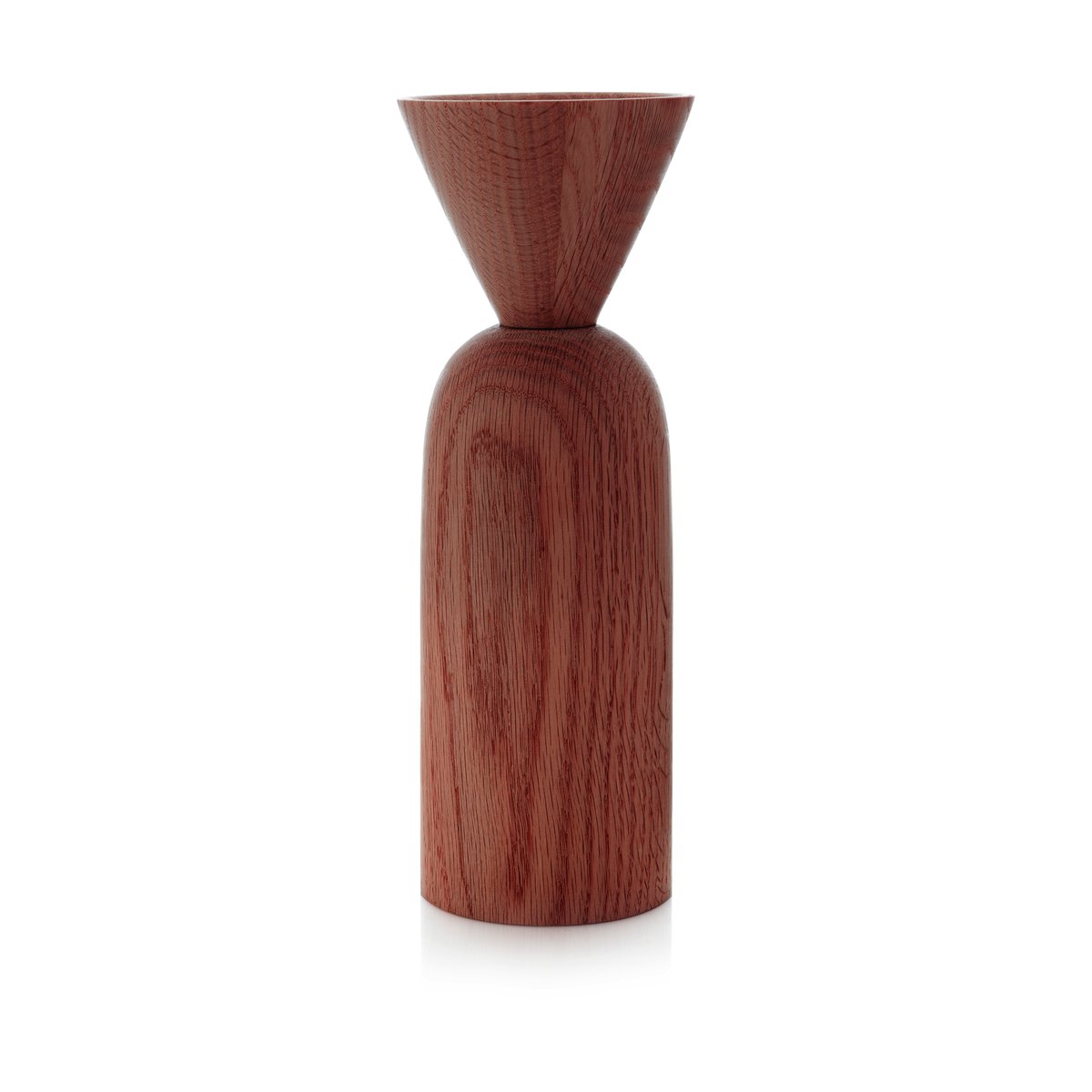 Bilde av Applicata Shape cone vase Røkt eik