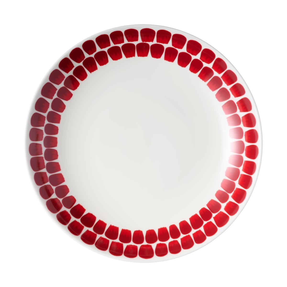 Arabia 24h Tuokio dyp tallerken 24 cm Rd | Skandinavisk Design | Dype tallerkener | Rød