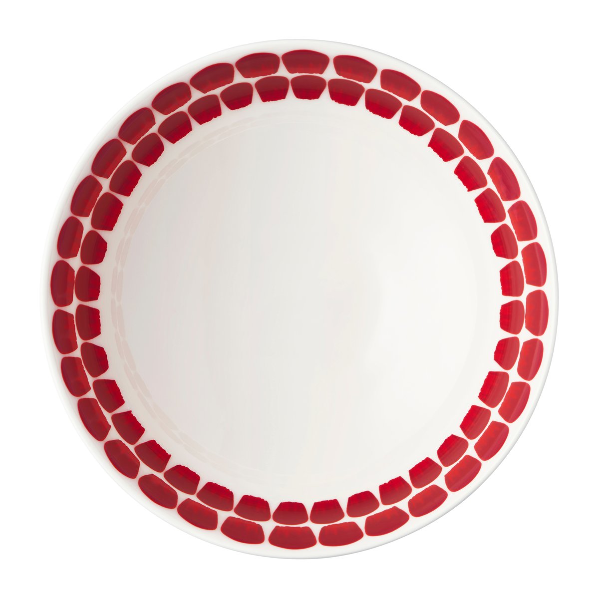 Arabia - Tuokio dyp tallerken 18 cm rød