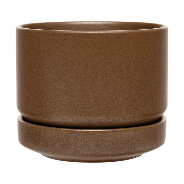 Arabia SN potte - Matt brun, 11 cm - Arabia