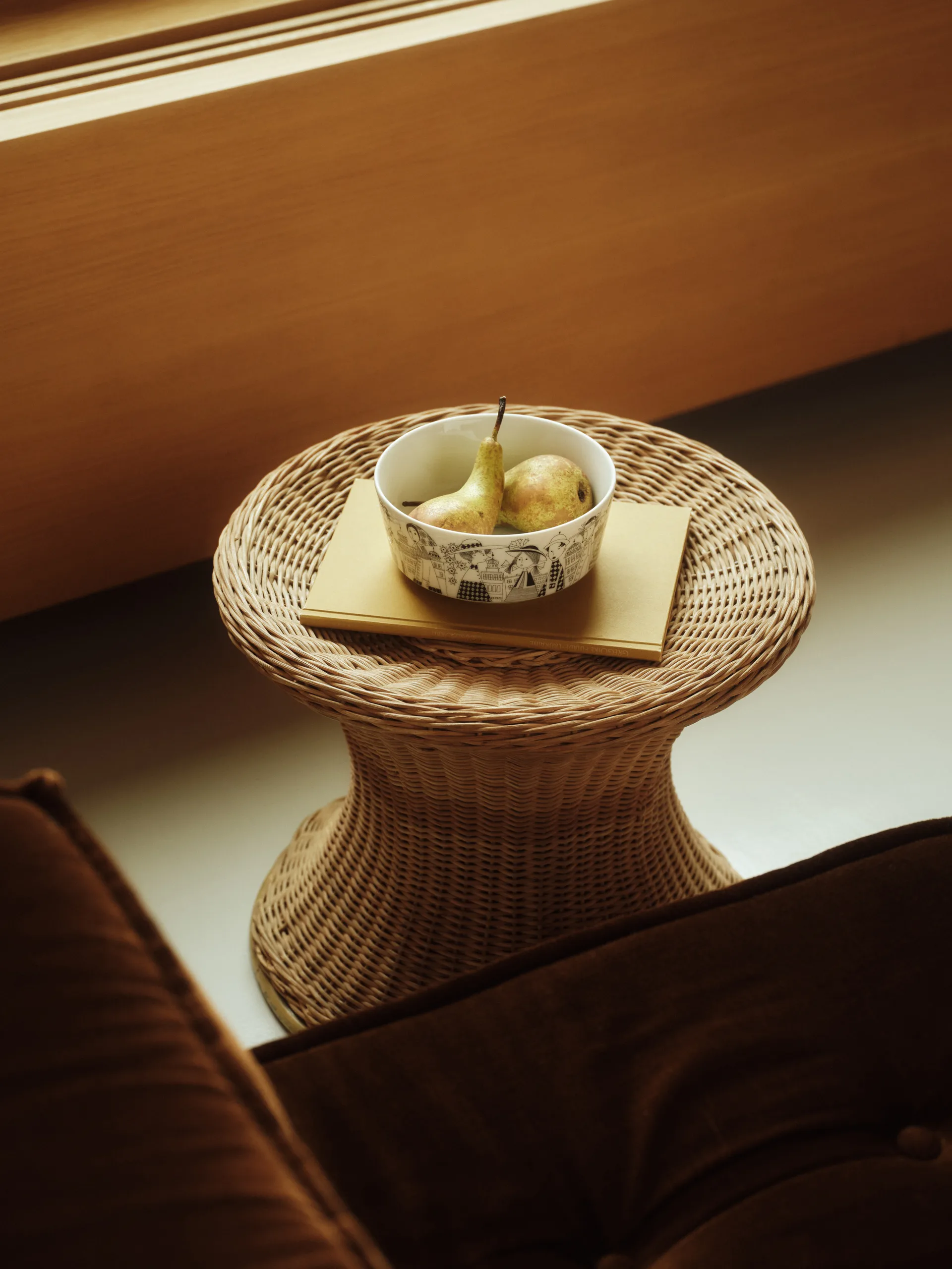 Emilia bolle Ø15,5 cm, Svart-hvit Arabia