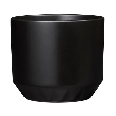 Ilona krukke Ø12x10 cm, Matt svart Arabia