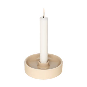 Kirnu lysestake Ø11x3,5 cm - Beige - Arabia