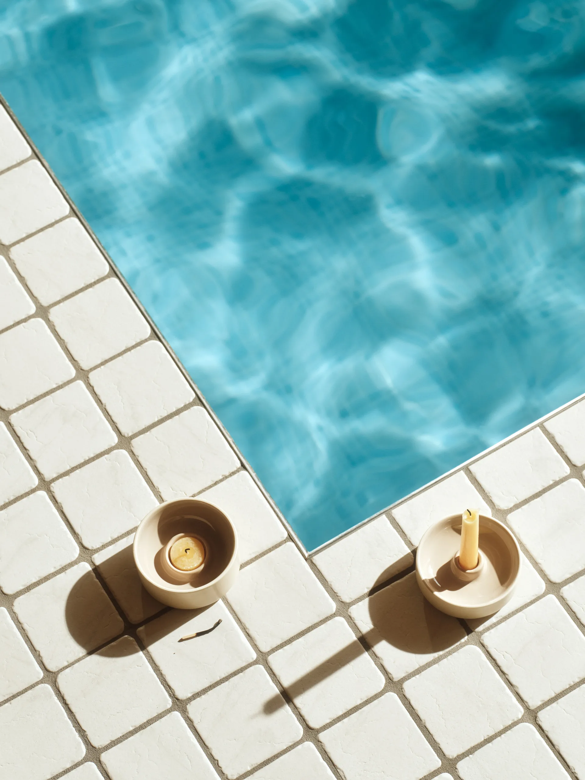 Kirnu lysestake Ø11x3,5 cm, Beige Arabia