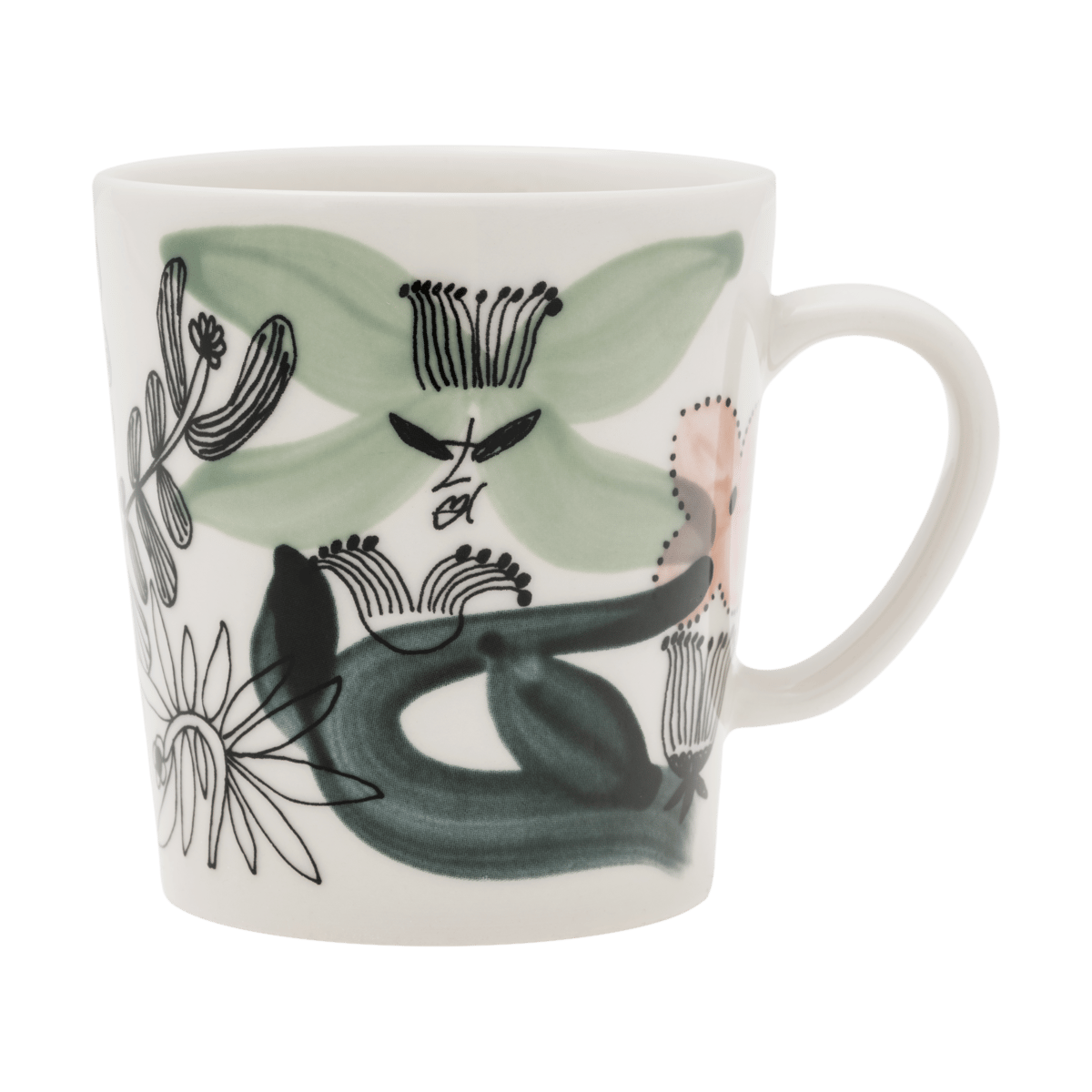 Arabia Kukkamaa krus 30 cl Grnn | Skandinavisk Design | Kaffekopper | Grønn