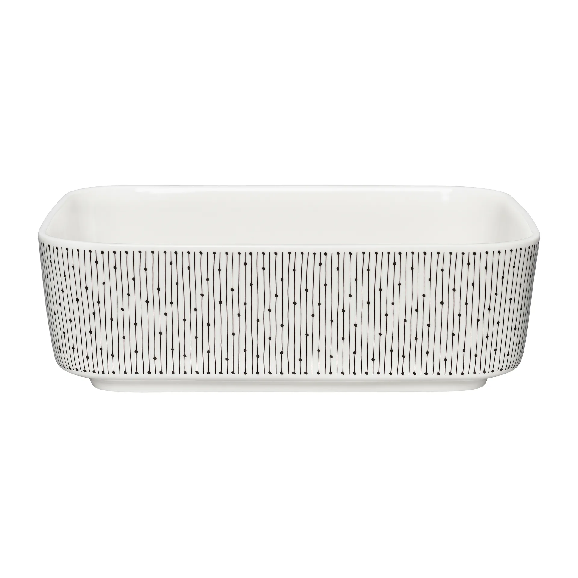Mainio Sarastus ildfast form 2,5 l, Svart-hvit Arabia