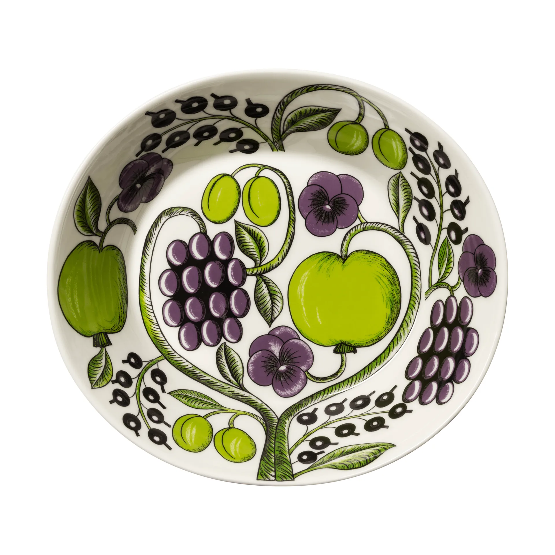 Paratiisi oval skål, Purpur, 23 cm Arabia