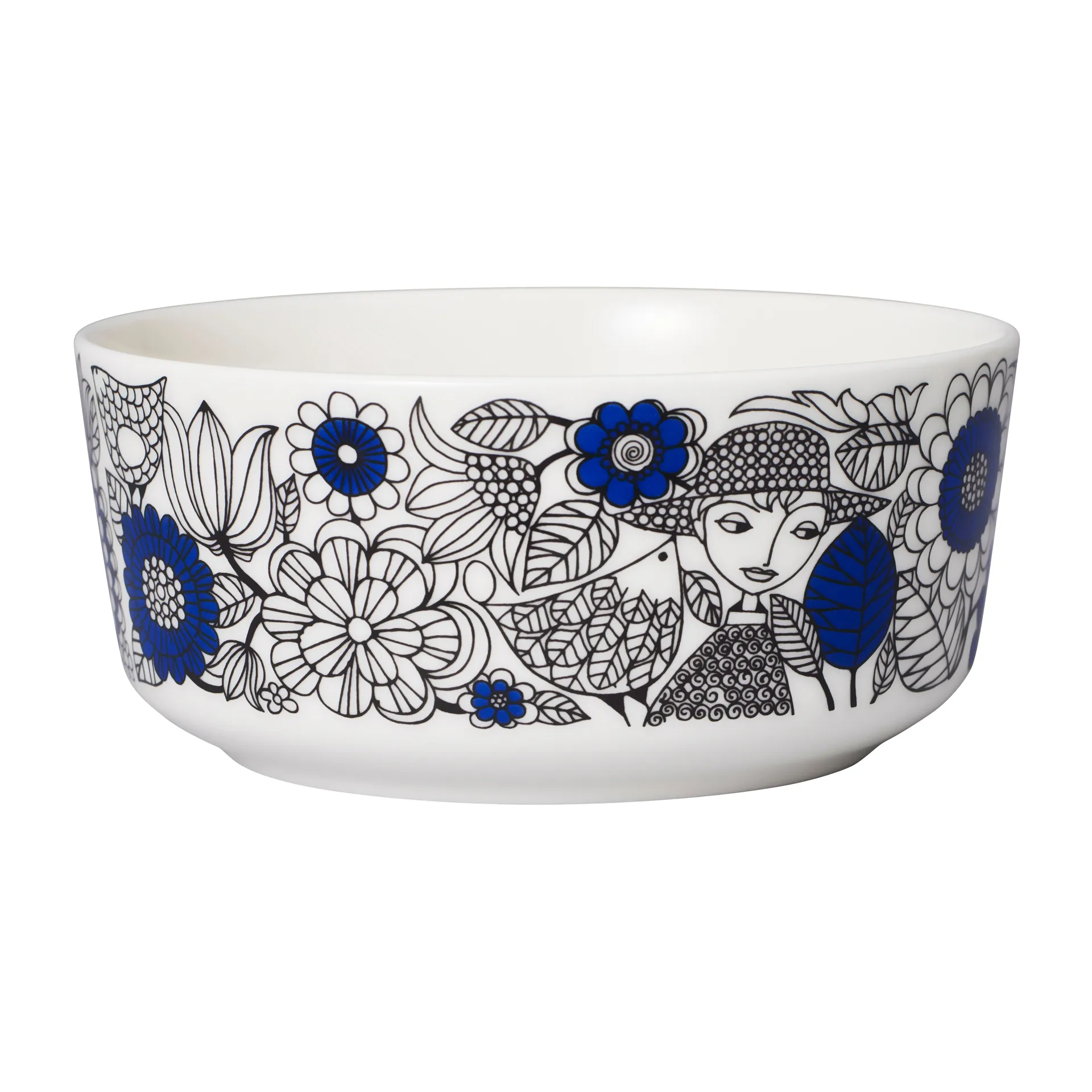 Pastoraali & Esteri Arabia mikssett skål 2 deler, Blå Arabia