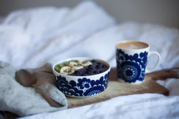 Pastoraali & Esteri Arabia mikssett skål 2 deler - Blå - Arabia