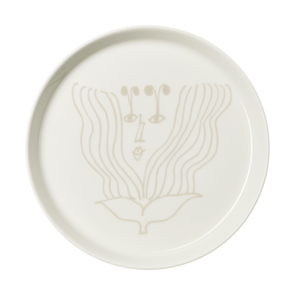 Arabia Puutarhurit tallerken 19 cm Beige | Skandinavisk Design | Asjetter | Beige