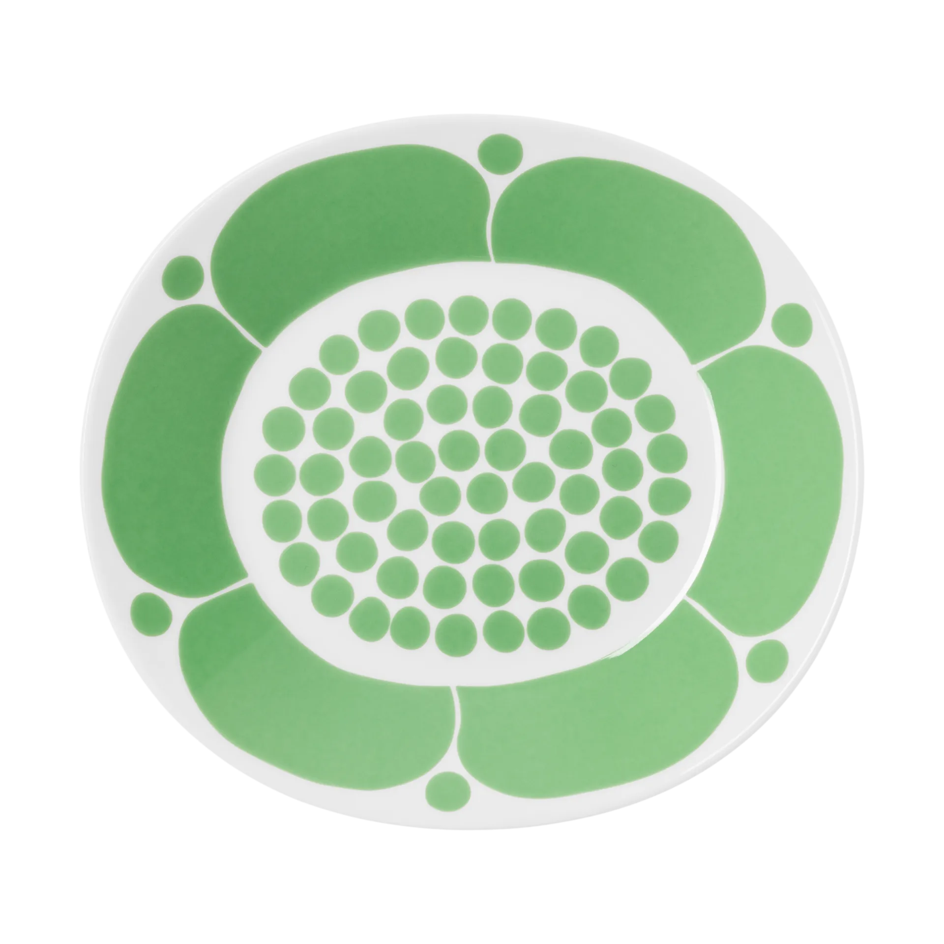 Sunnuntai tallerken oval 25 cm, Grønn Arabia