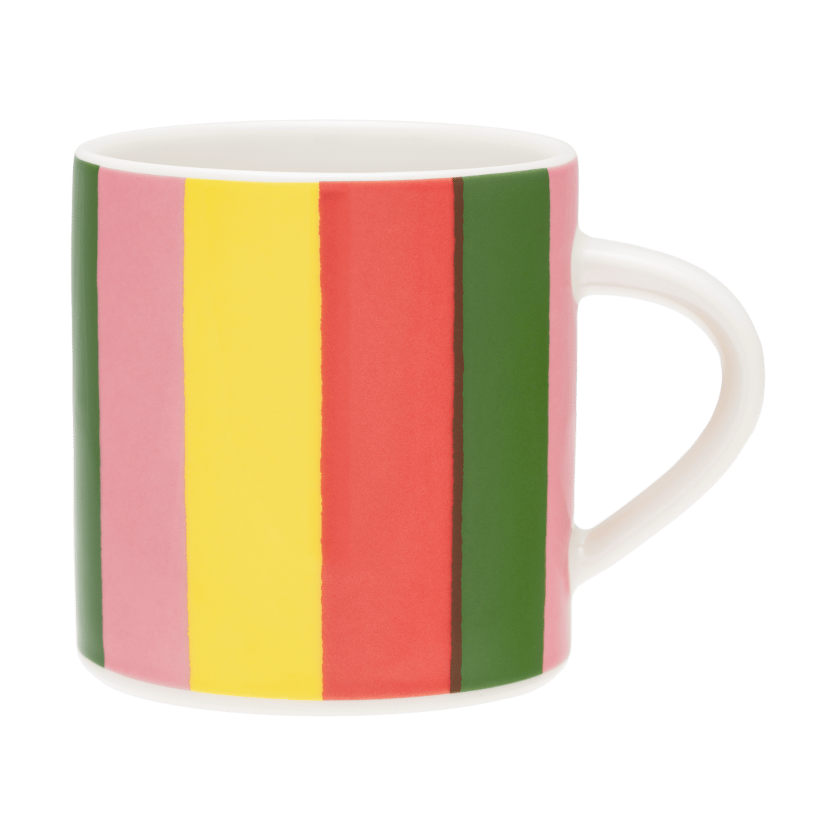 Arabia Vuokko krus 35 cl Pieni 4-raita | Skandinavisk Design | Kaffekopper | Rosa