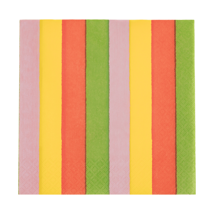 Vuokko papirserviett 33x33 cm 20-pk - Pieni 4-raita - Arabia