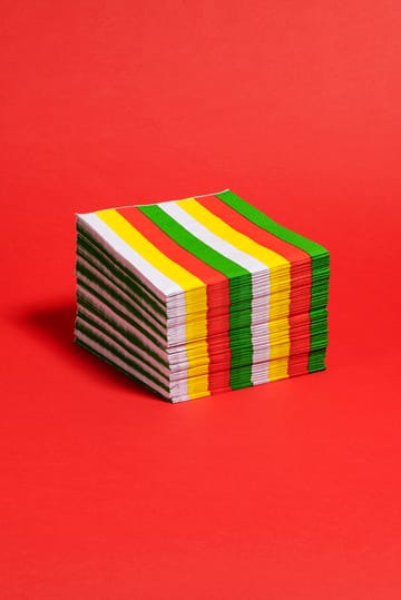 Vuokko papirserviett 33x33 cm 20-pk - Pieni 4-raita - Arabia