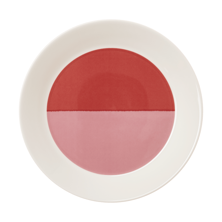 Vuokko tallerken Ø22 cm - 2-väri Rosa-Rød - Arabia