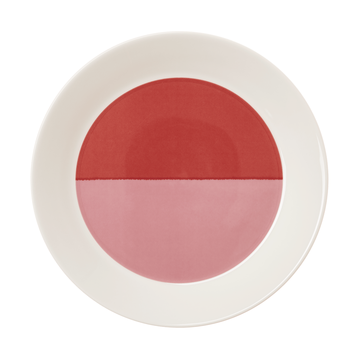 Arabia Vuokko tallerken Ø22 cm 2-väri Rosa-Rød