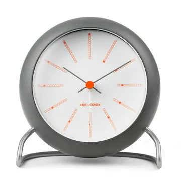 AJ Bankers bordklokke Ø11 cm - Mørkegrå - Arne Jacobsen Clocks