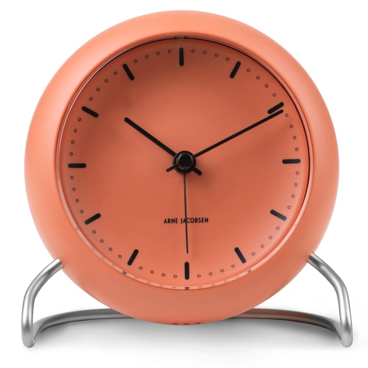 AJ City Hall bordklokke - Pale orange - Arne Jacobsen Clocks