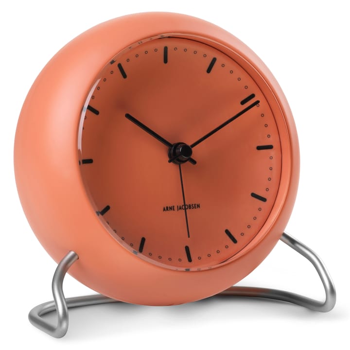 AJ City Hall bordklokke - Pale orange - Arne Jacobsen Clocks