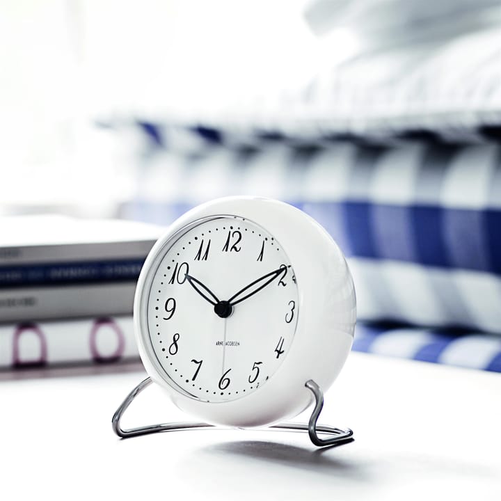 AJ LK bordklokke, hvit Arne Jacobsen Clocks